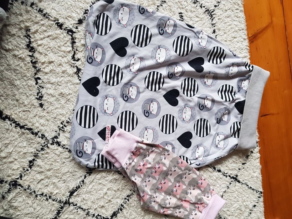 Śpiworek na lato handmade dwustronny