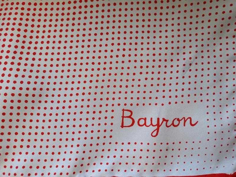 Хустка Bayron у червоний горошок