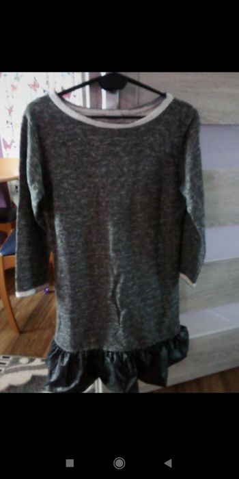 Sukienka szary melanż r..42