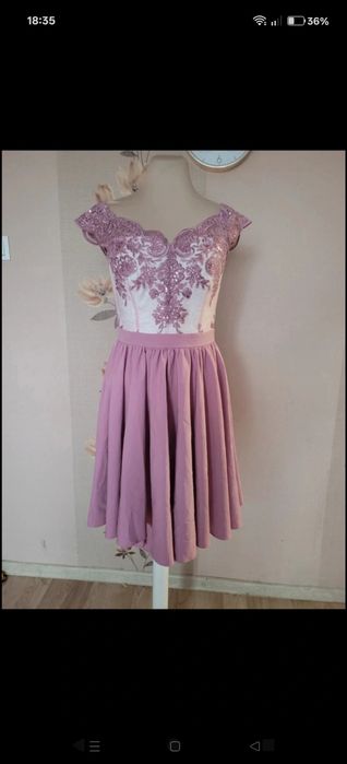 Sukienka asymetryczna wesele