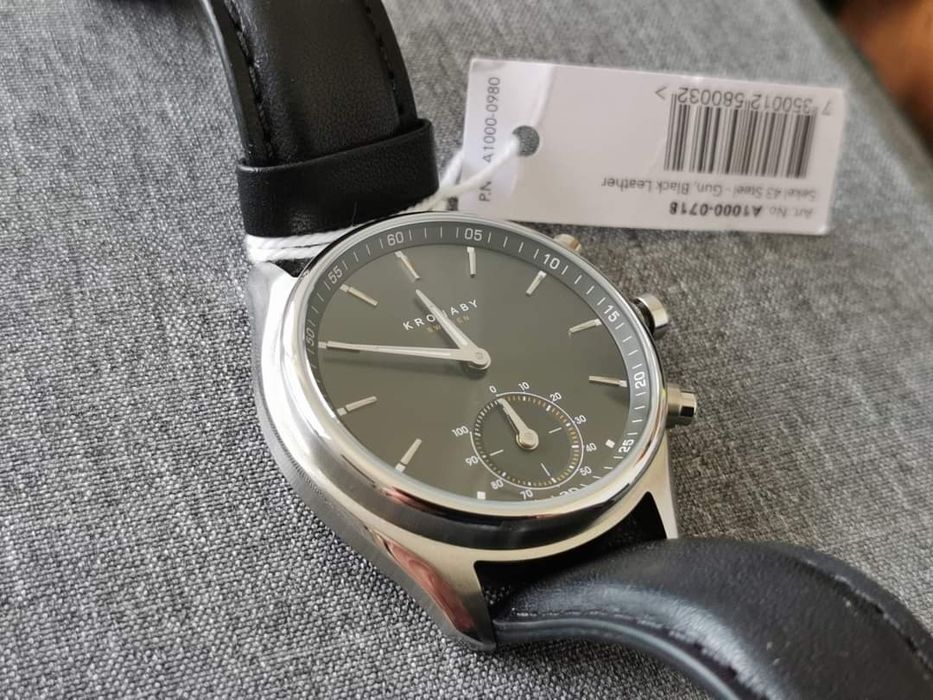 Zegarek męski Kronaby Sweden szafir hybryda