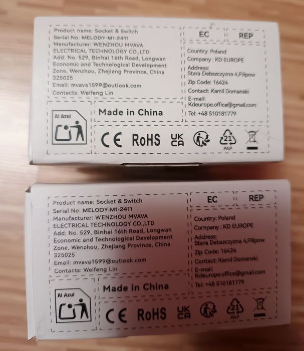 BSEED Switch&Rocket Dotykowy włącznik światła czarny Nowy