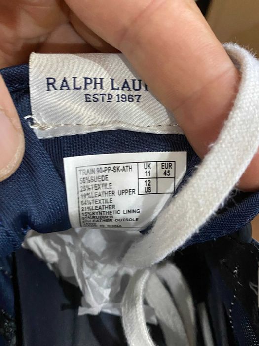 Ténis Ralph Lauren Polo com caixa 45