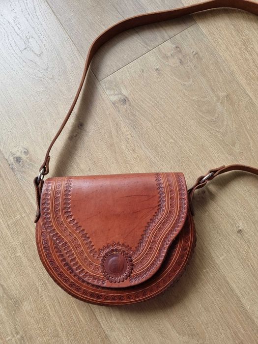 Damska torebka skórzana z Meksyku
