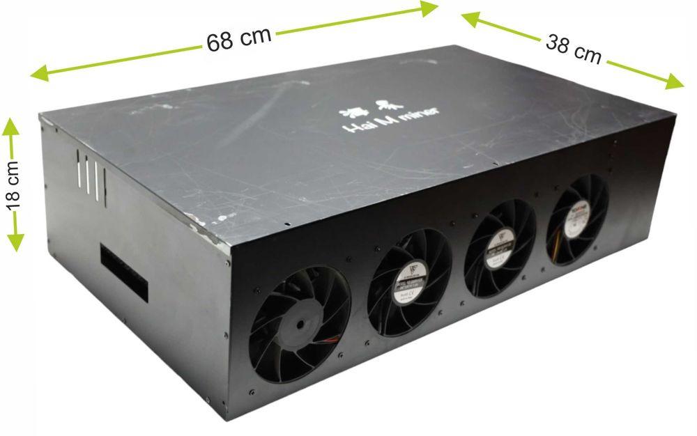 Obudowa koparki kryptowalut 8 kart graficznych BOX