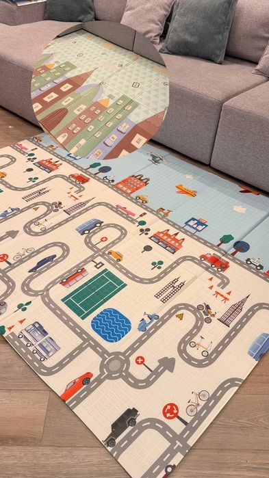 Килимок в дитячу теплоізоляційний, м'який