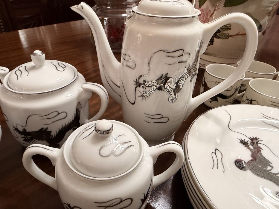 Conjunto de café e chá