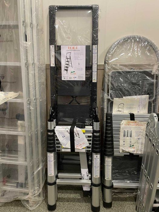 Стремянка, лестница раскладная универсальная, лестница телескопическая