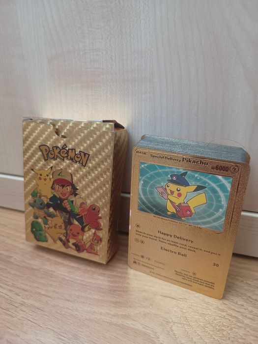 Rzadkie złote karty pokemon