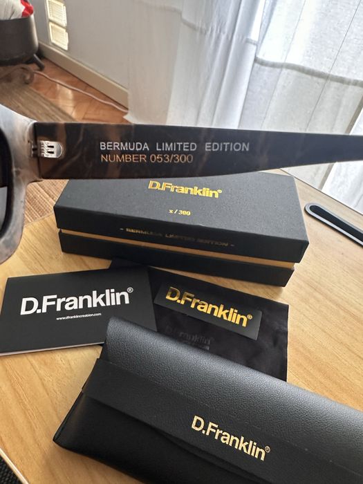 Óculos D.Franklin Bermuda Limited Edition nº 053/300 – Novos com caixa