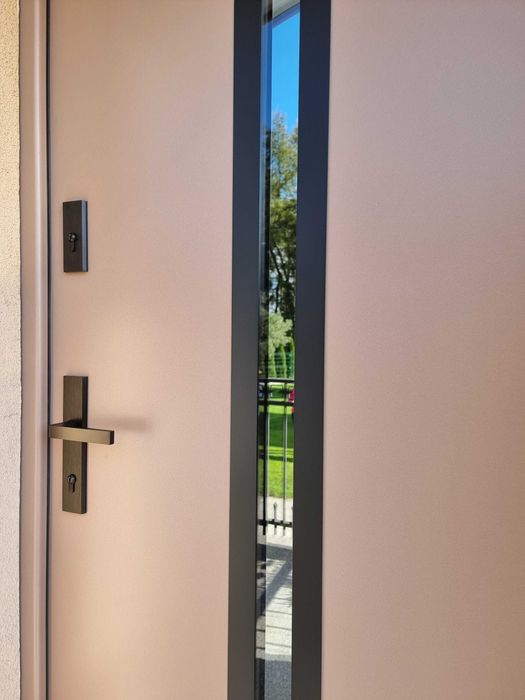 Drzwi WIKĘD OPTIMUM TERMO 76mm wzór 25 z montażem