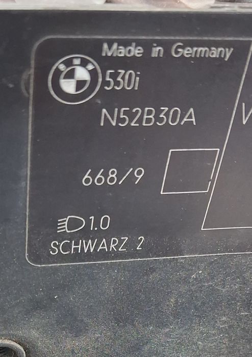 Bmw e 60 e 61 silnik kompletny N52B30A.