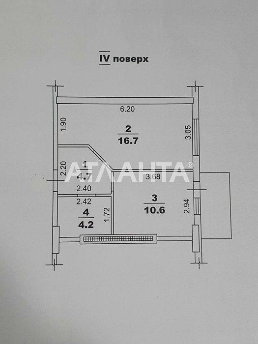1-комнатная квартира по адресу Люстдорфская дор. (площадь 37,3 м²) - Atlanta.ua - фото 14