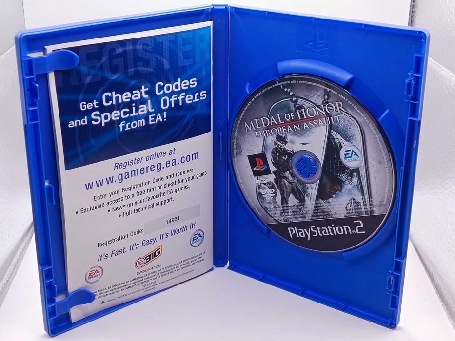 GRA Medal Of Honor Wojna w Europie Na PS2 81/01/26s