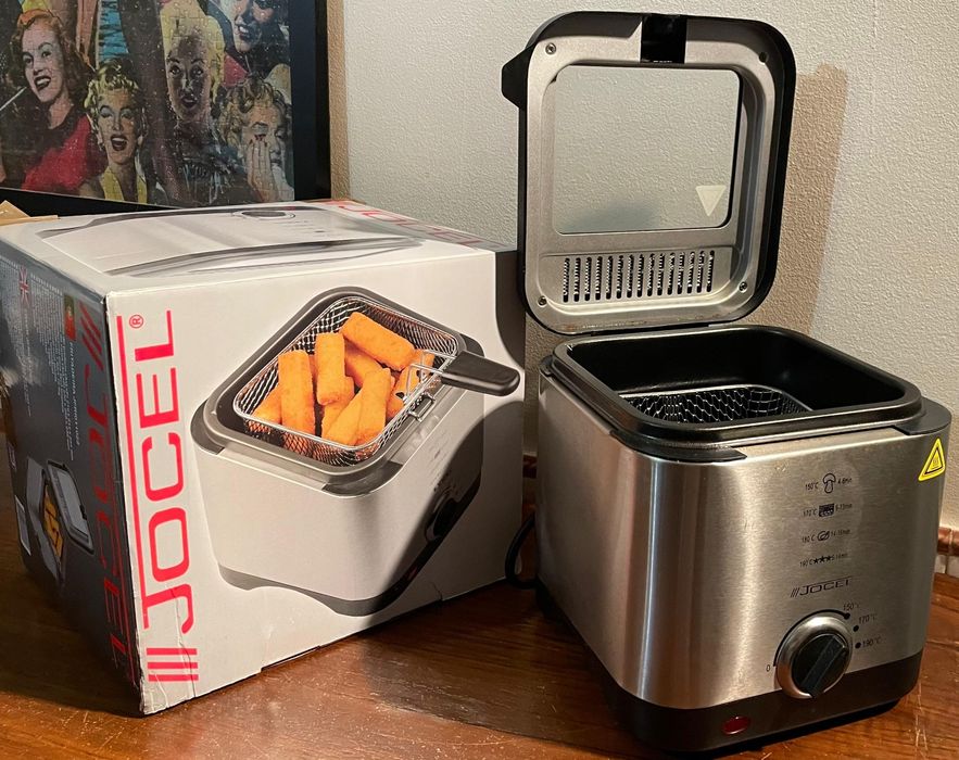 Fritadeira eléctrica Jocel como nova