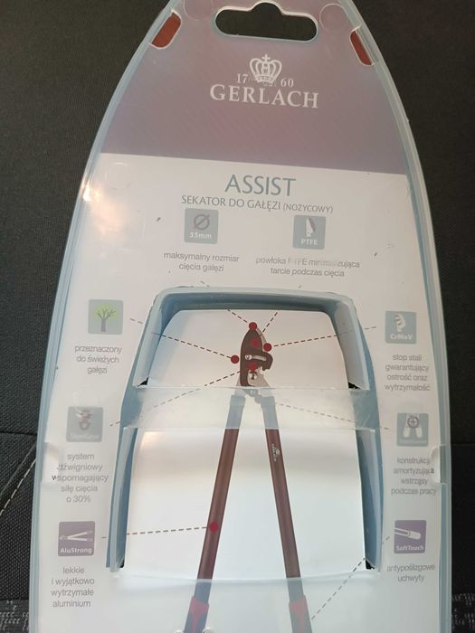 Sekator do gałęzi nożycowy GERLACH