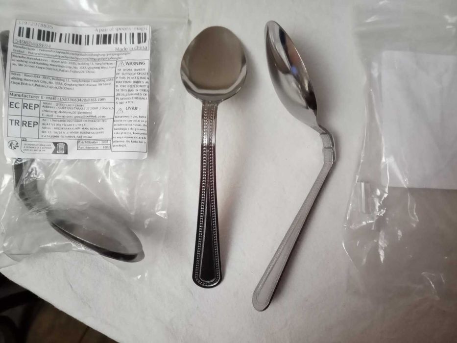 Реквізит для фокусів. Поламаний посуд. Ложка. Новi.