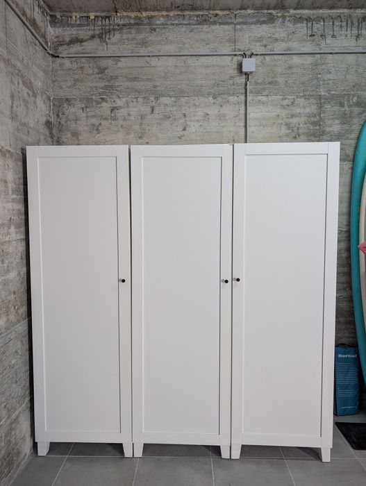 Armario IKEA branco  3 módulos 180 * 55 * 190 cm