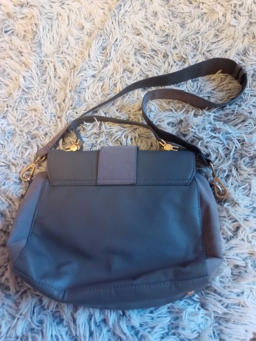 Сумка H&M серая кожзам