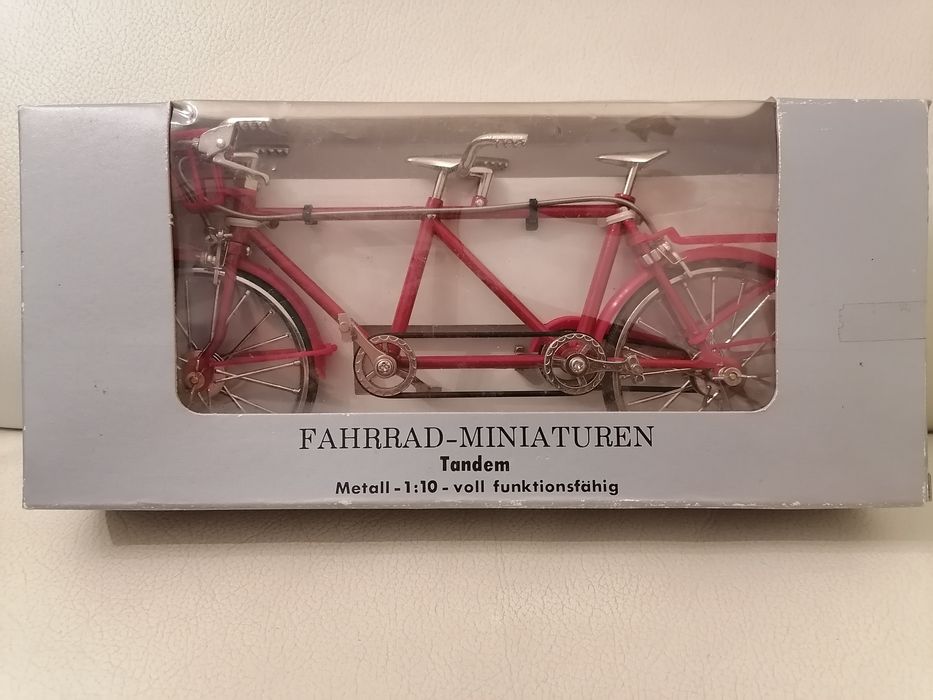 Tandem Fahrrad Miniaturen miniaturka Nowa rower