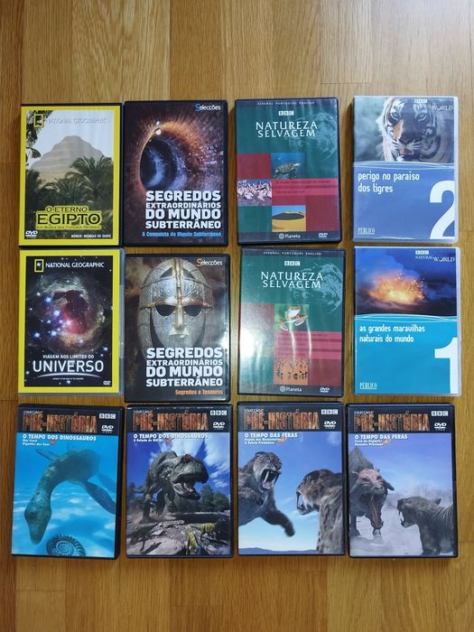 National Geographic, BBC, and Seleções DVD Lot