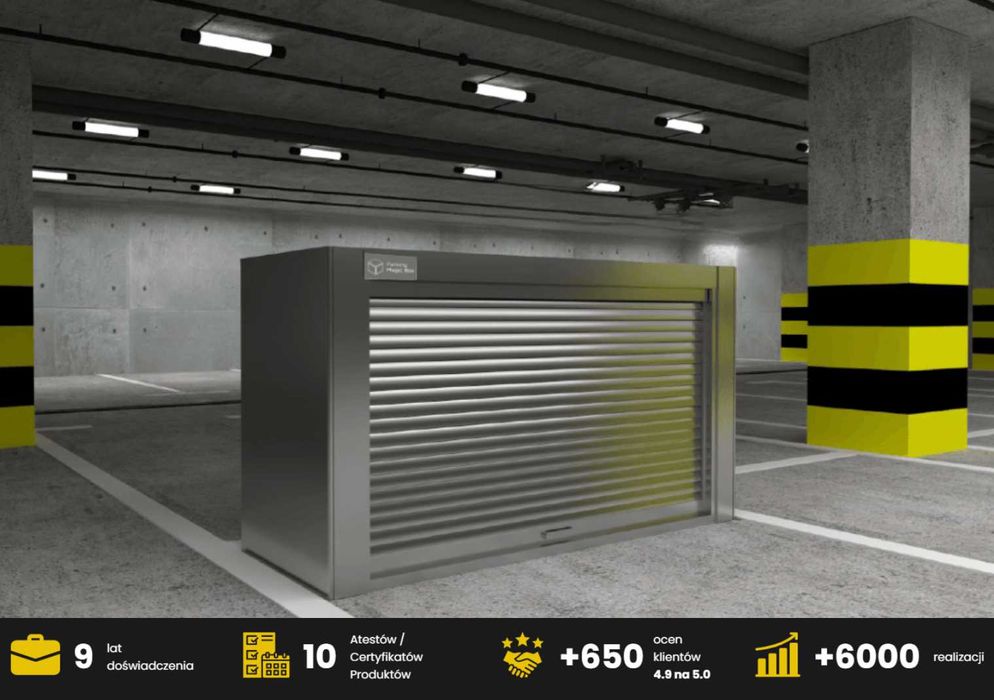 Parking Magic Box 225, szafa boks garażowy, schowek na rower
