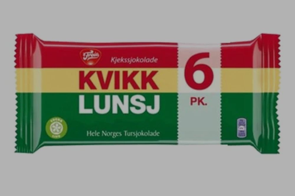 pyszne wafelki kvikk prosto z Norwegi