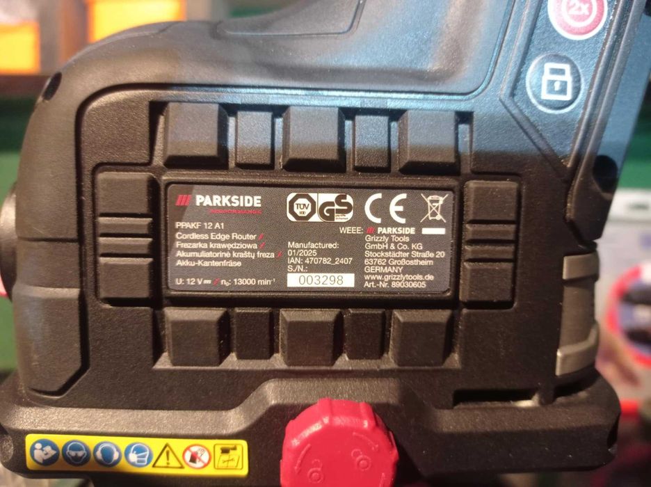 Frezarka akumulatorowa Parkside 12v