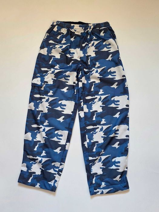 спортивные штаны карго синие камуфляж камо camo Финляндия