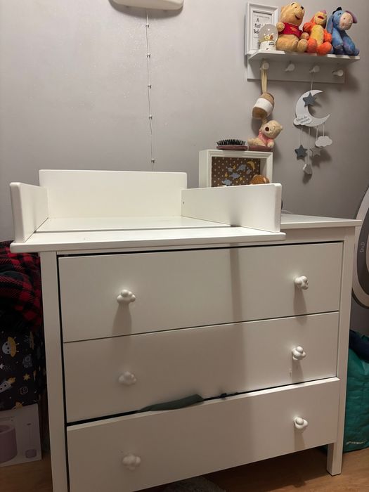 Fraldário com colchão