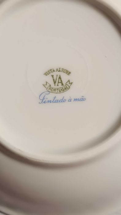 Taça Vista Alegre pintada à mão