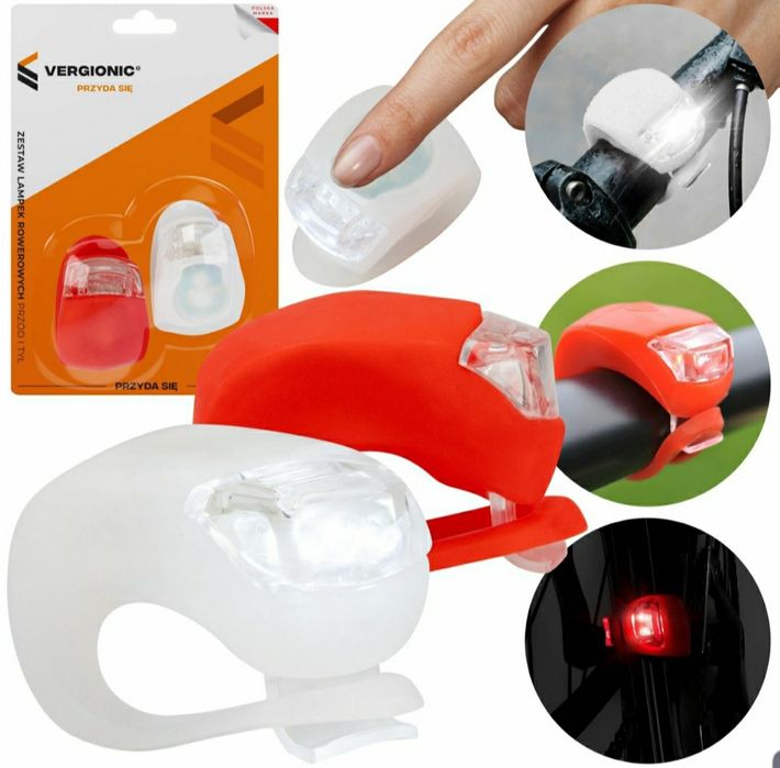 Światło rower 2sztuki przód tył