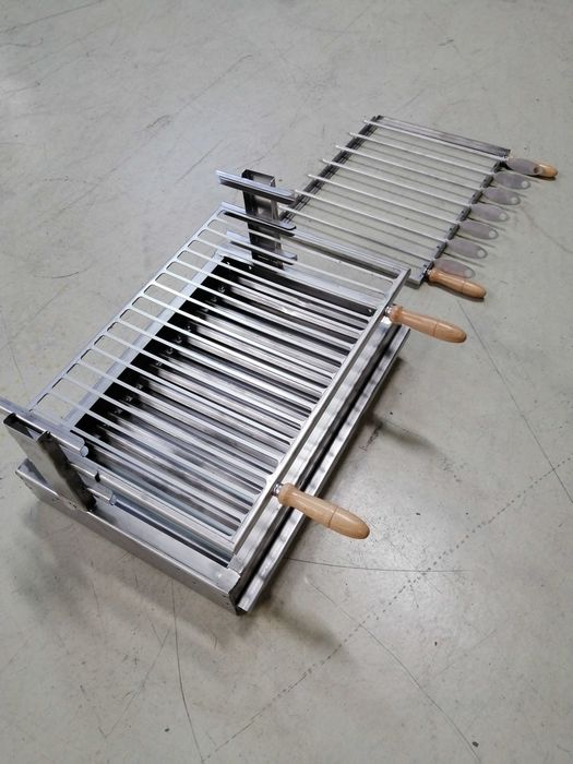 Grelhadores em INOX para churrasqueira (ou c/ pernas)