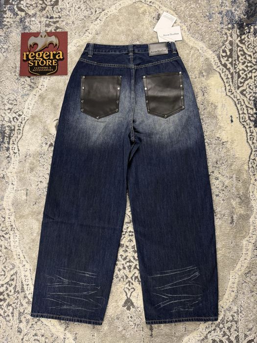 Джинсы Acne Studios loose fit jeans 2023 акне студио baggy широкие