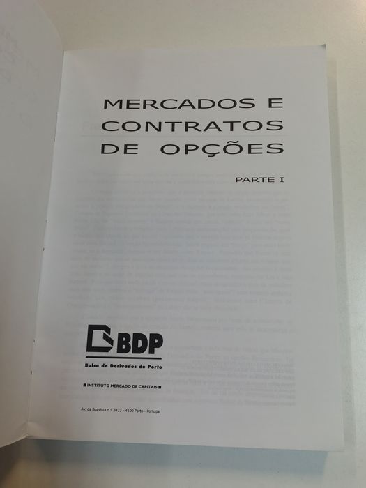 Mercados e Contratos de opções