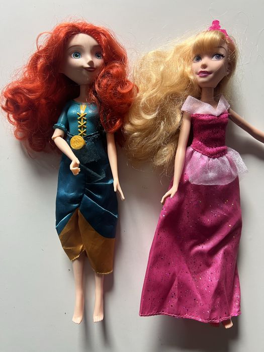 Merida waleczna Aurora śpiąca królewna Disney Mattel lalka