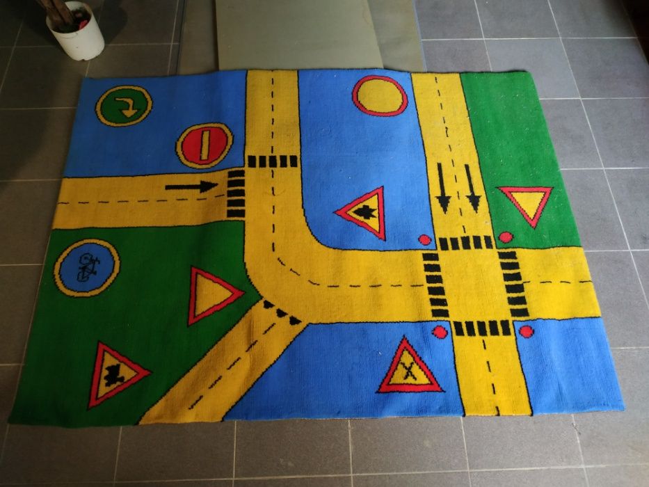 Tapete com motivo "Planta de Cidade"