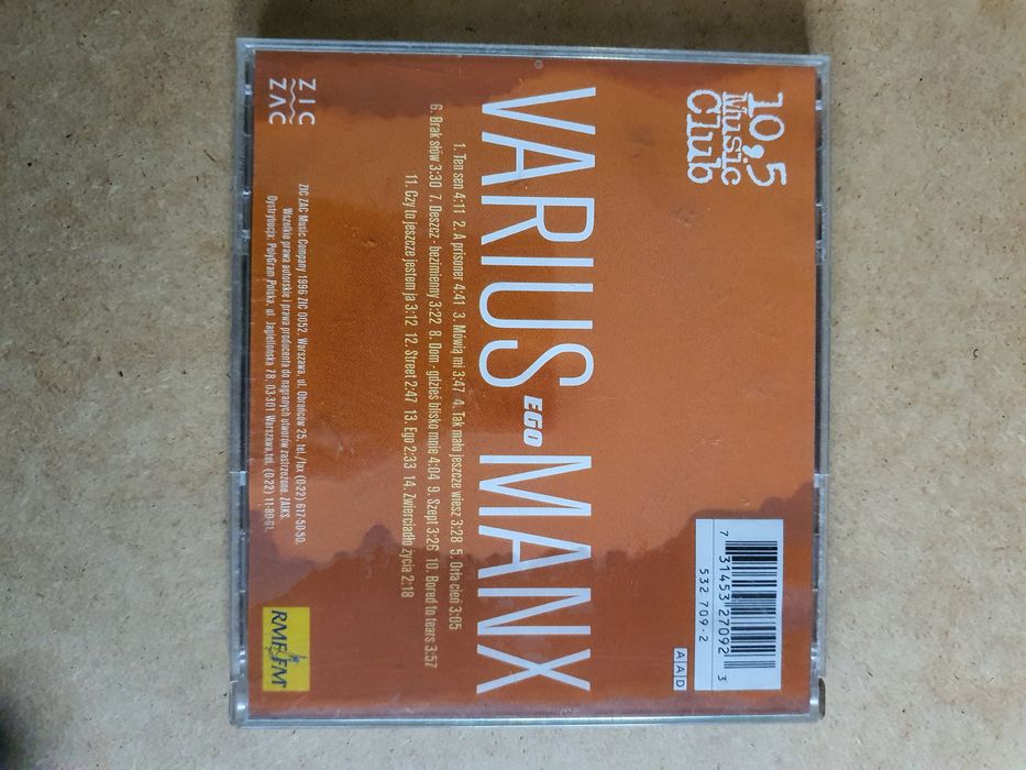 Płyta CD Varius Manx - Ego 1996 I Wydanie