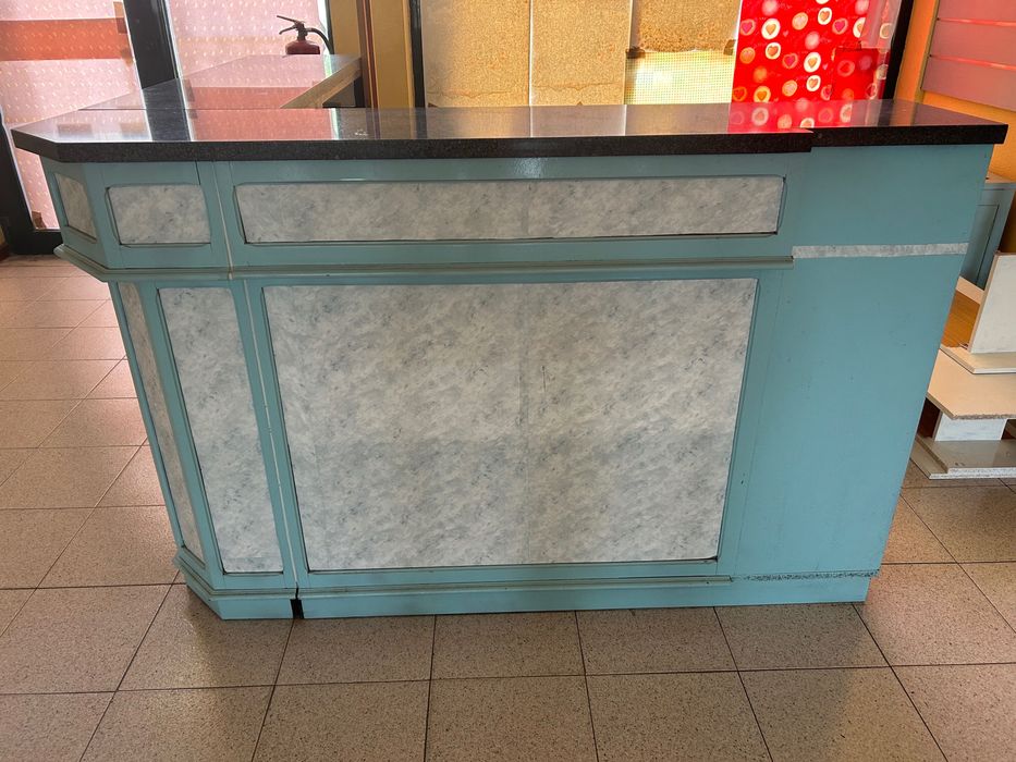 L-shaped counter, L. 1.73 m × 1.68 m, in 2 modules, 2 removable granite slabs64176725784066121