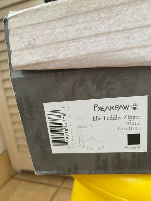 Черевики BEARPAW Elle Toddler Zipper 29-30 розмір