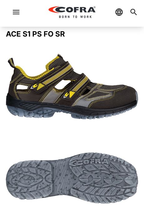 NOWE Buty robocze COFRA, rozmiar 37