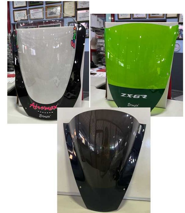 Vidro Carenagem / Frontal Kawasaki ZX12R / ZX6R - Novos
