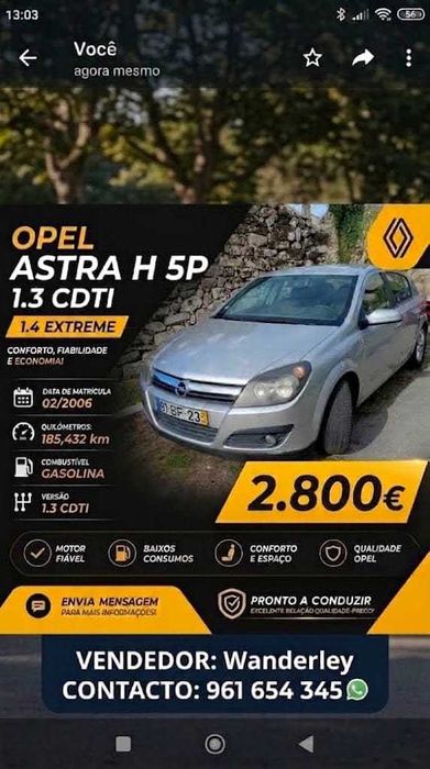 Carro Opel Astra