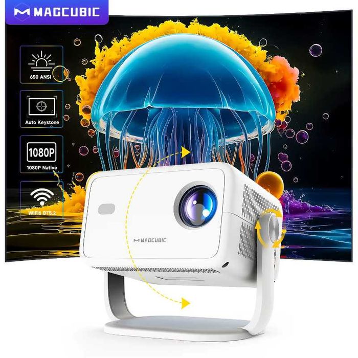 Мультимедійний смарт проектор Magcubic L018 1080P до 650 ANSI Android