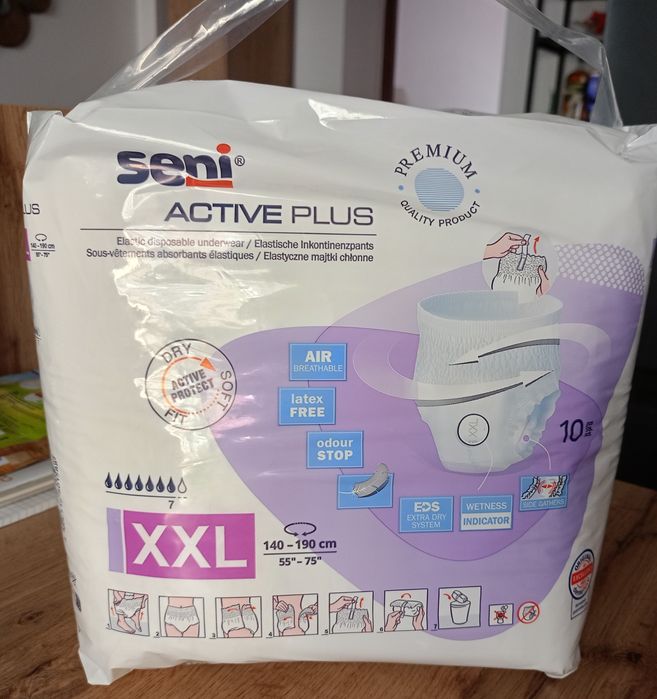 Seni Active Plus Majtki chłonnne rozmiar XXL 10 szt