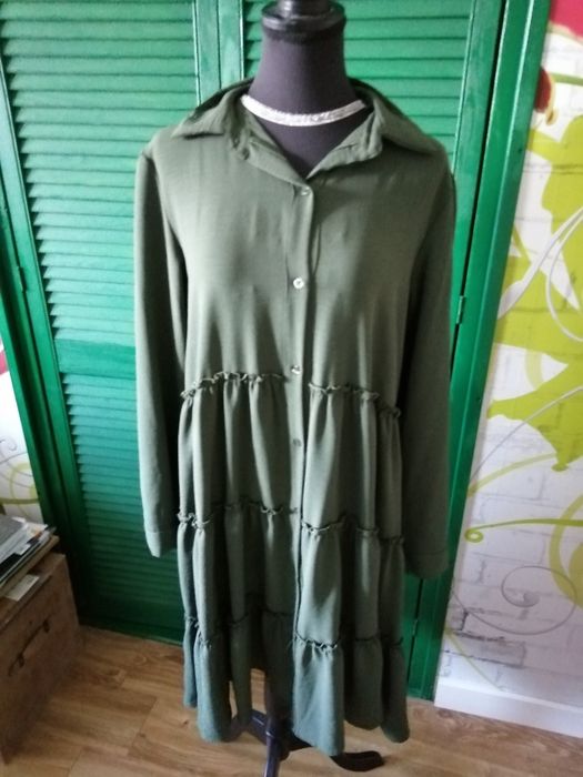 Sukienka khaki r. L
