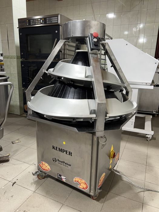 Цилиндрически-конусный тестоокруглитель