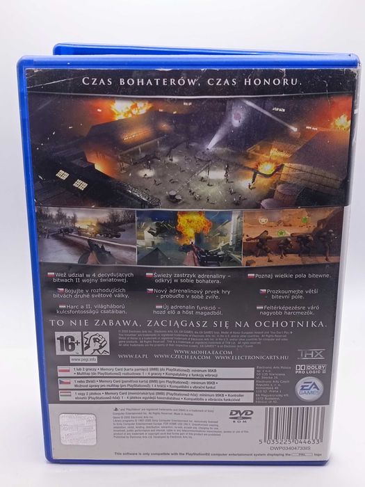 GRA Medal Of Honor Wojna w Europie Na PS2 81/01/26s