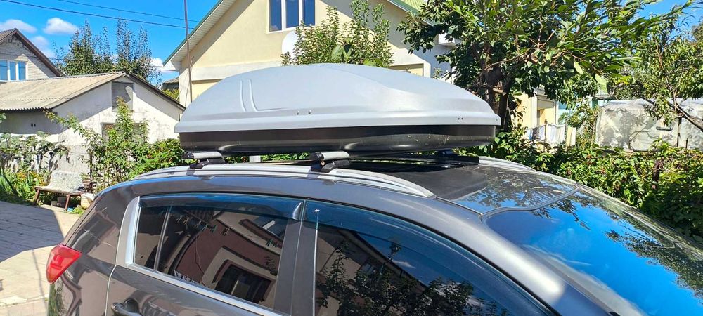 Аэродyги R4 на интегрированные рейлинги KIA Sportage 2010 - 2015г