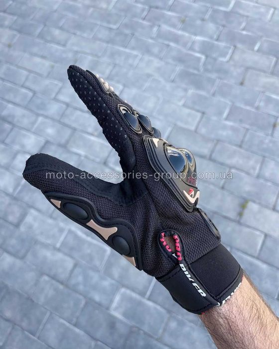 Мото рукавички Pro Biker із захистом пробайкер перчатки с защитой